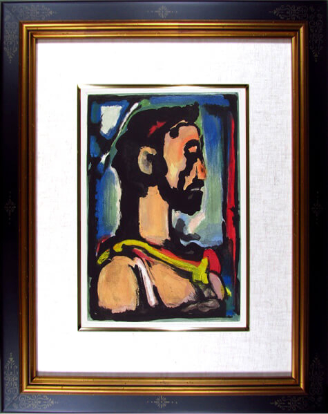 楽天市場】ジョルジュ ルオー 受難 悪の華 色彩銅版画 1937年 限定