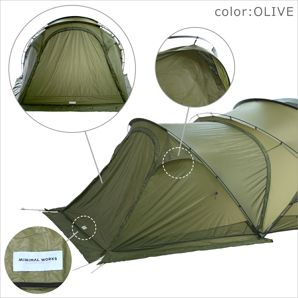 楽天市場】MINIMAL WORKS ミニマルワークス SHELTER G VESTIBULE
