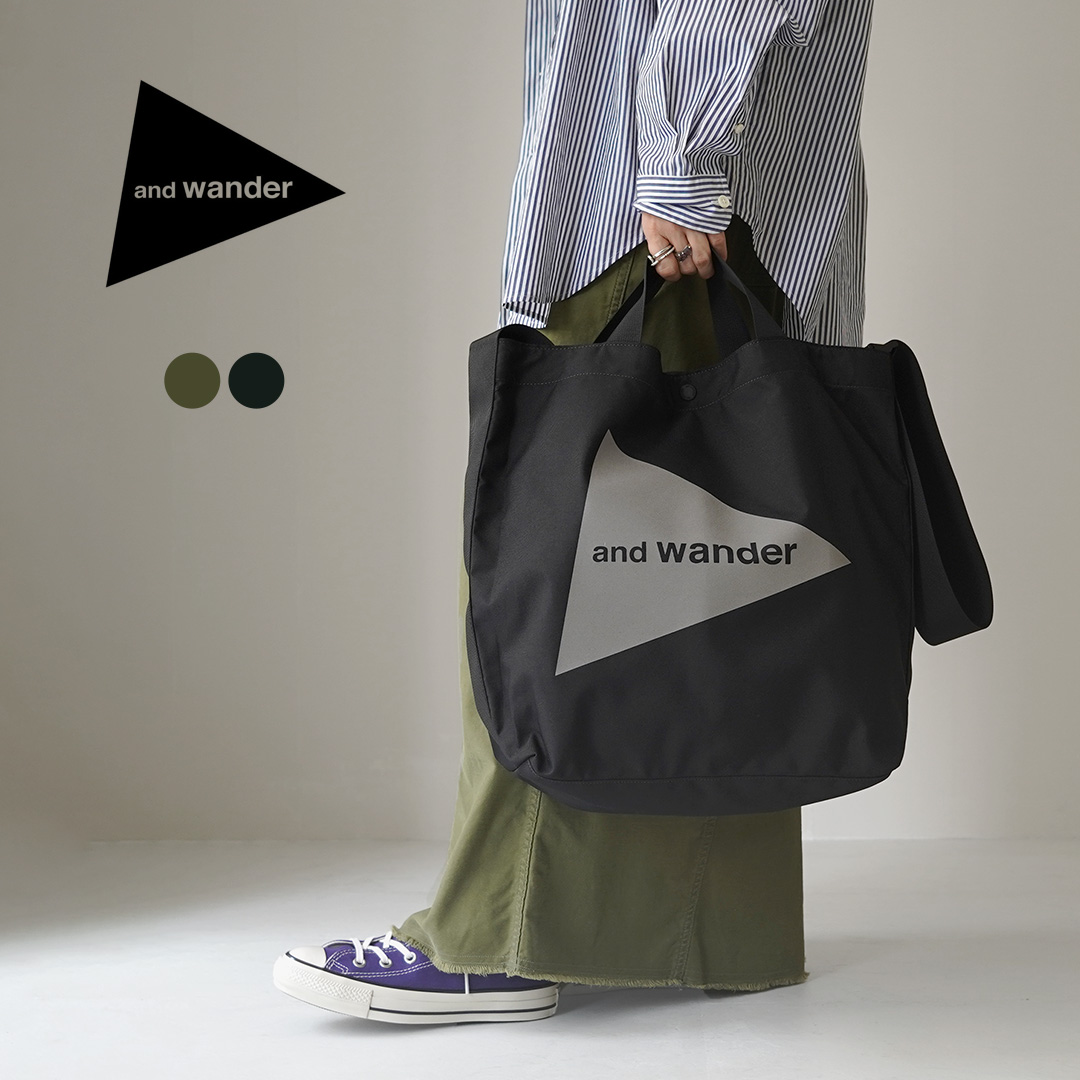 楽天市場】AND WANDER（アンドワンダー） リサイクルオックス トート