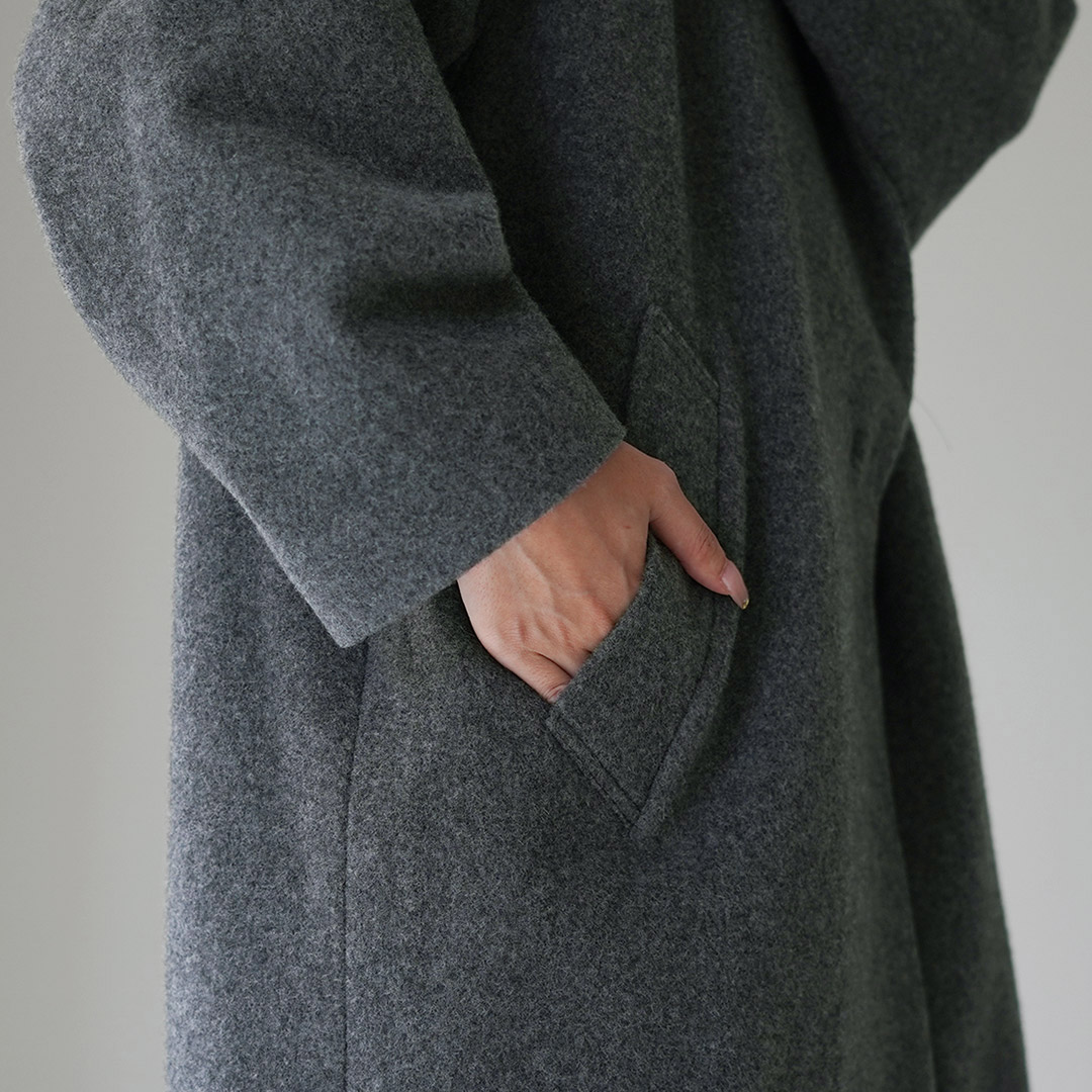 楽天市場】mizuiro ind（ミズイロインド） ウールブレンド スタンド