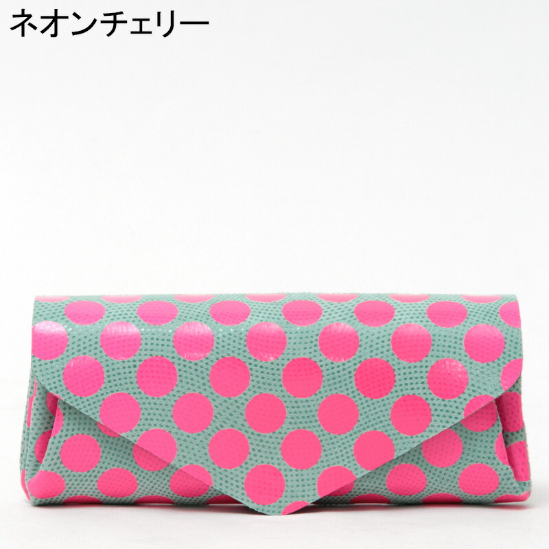 楽天市場】カーマイン 財布 carmine 長財布 水玉 ドットレザーロング