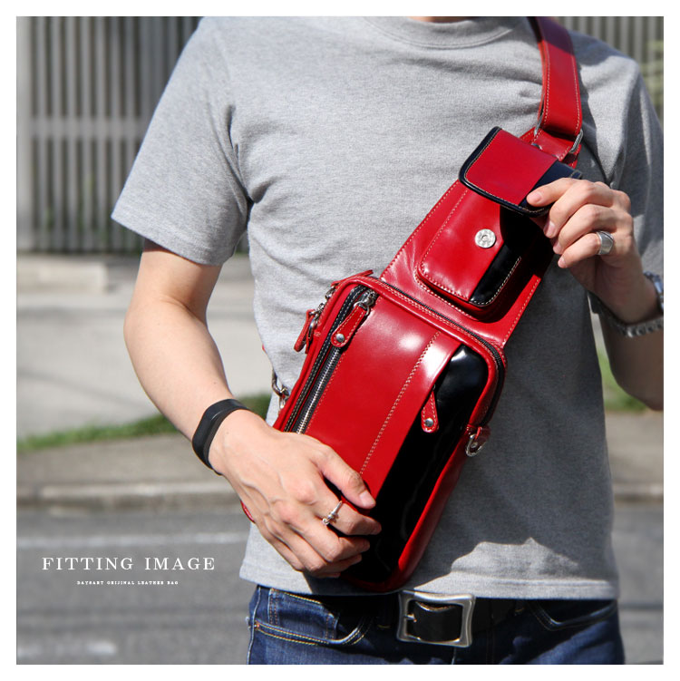 楽天市場】レザーバッグ ショルダーバッグ ボディバッグ メンズ 本革