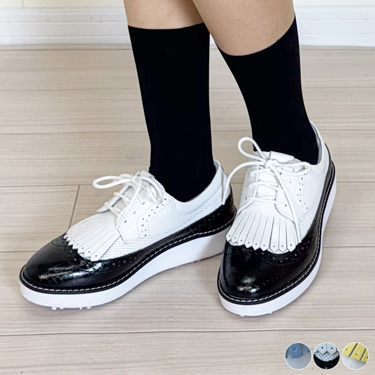 楽天市場】ゴルフシューズ レディース 韓国 トラディションズ スパイク