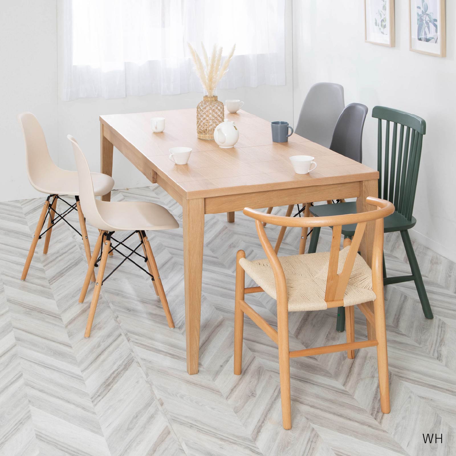 楽天市場】伸長式 ダイニングテーブル 幅130-180cm 伸縮テーブル 木製