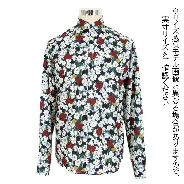 楽天市場】柄シャツ 花柄 長袖シャツ レトロ フラワー柄 ボタニカル柄