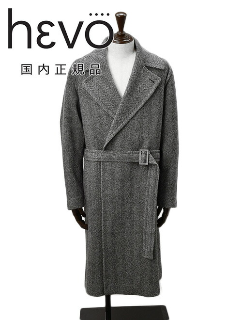 楽天市場】hevo ダブルブレストコートの通販