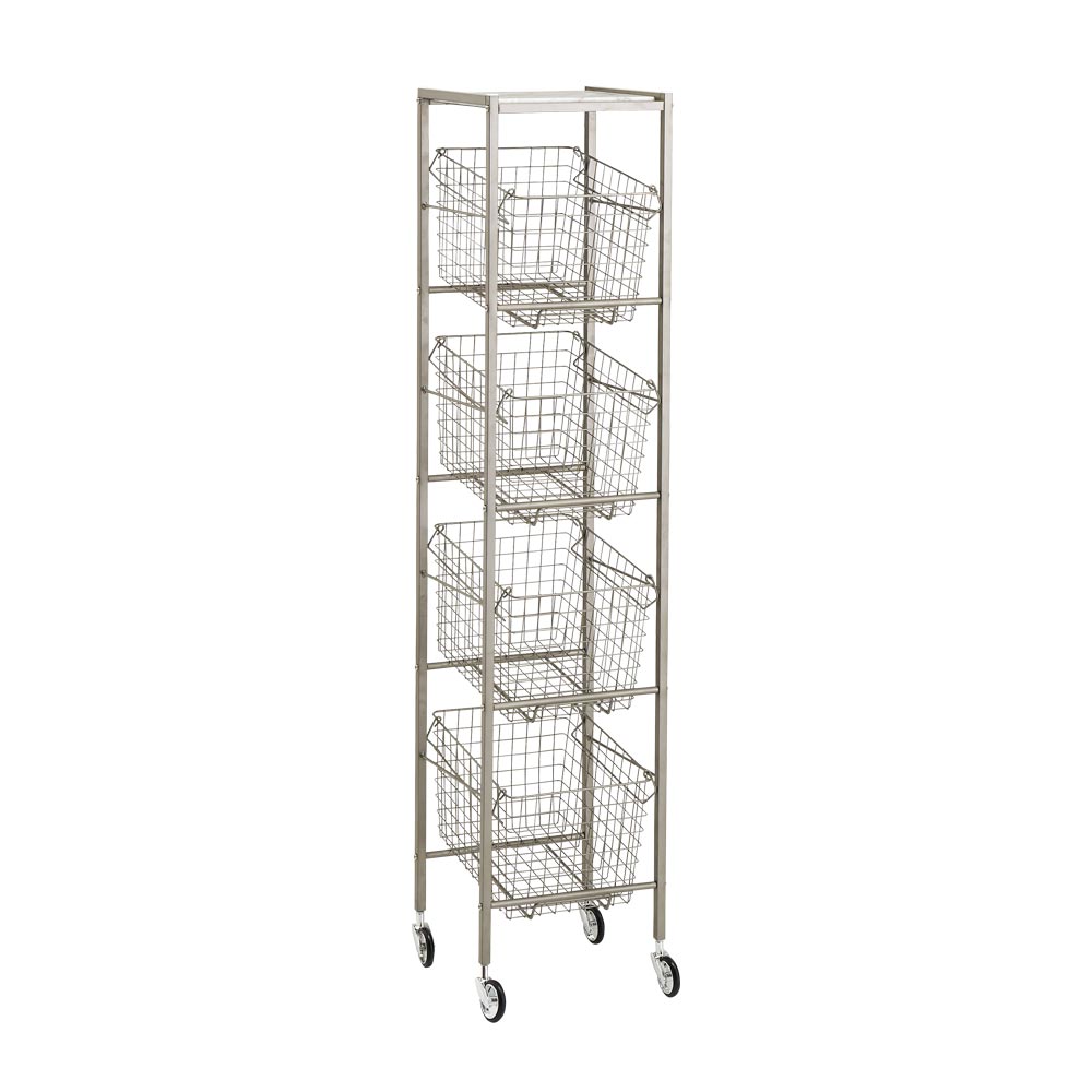 楽天市場】シルバー（ランドリーボックス・バスケット｜収納家具