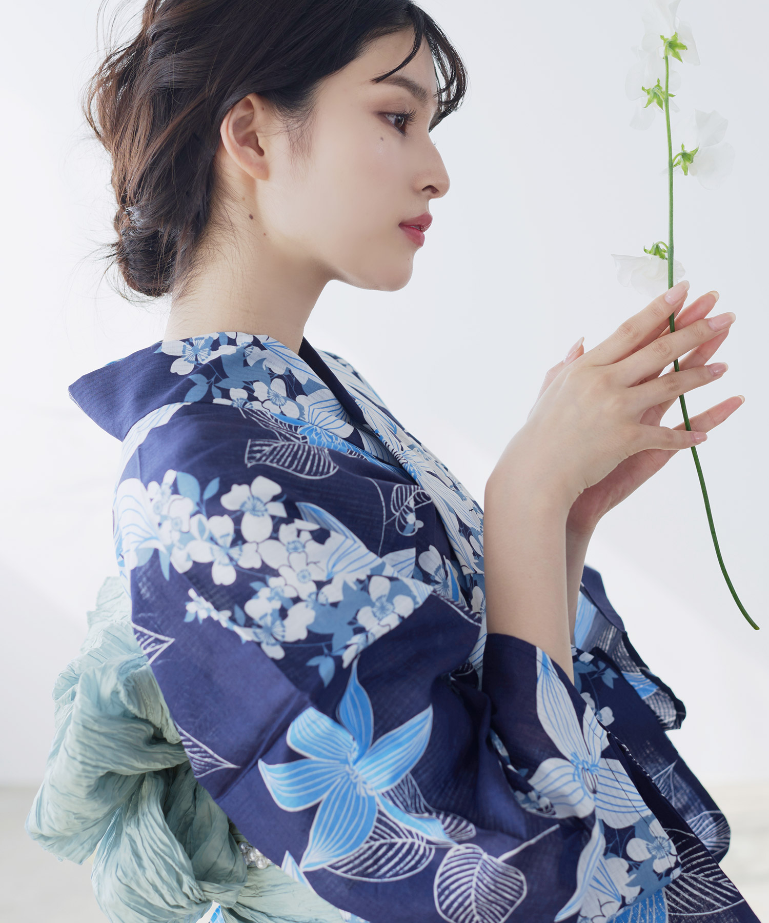 お値下しました】Dita 浴衣 レディース 青 お値下しました】Dita 浴衣