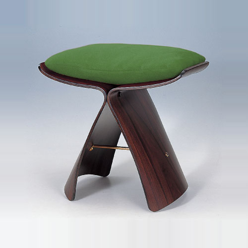 楽天市場】天童木工柳宗理バタフライスツールローズウッドクッション