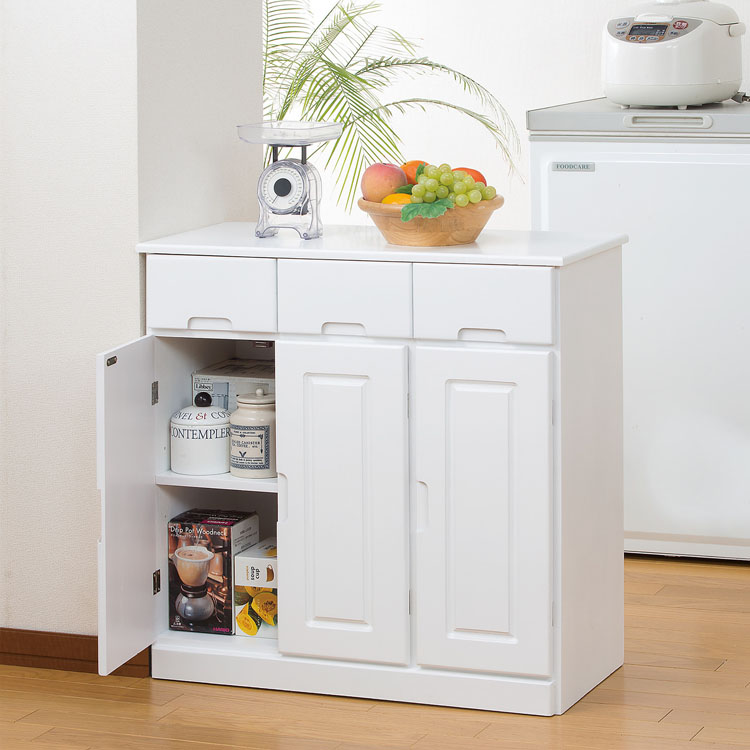 楽天市場】【レビュー特典付き】キッチンカウンター カウンター下収納