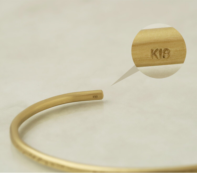 楽天市場】【2/22まで 5000円OFF】 k18 バングル 地金 18k