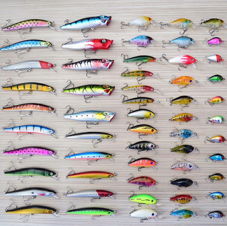 楽天市場】大量 ルアー 56個セット シーバス ブラックバス等 あらゆる