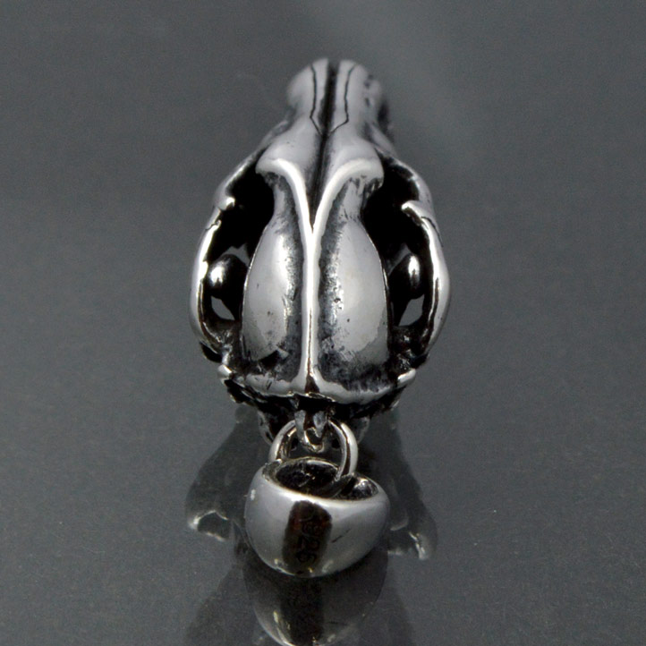 楽天市場】狼の頭蓋骨 ウルフスカルペンダント シルバー925 銀