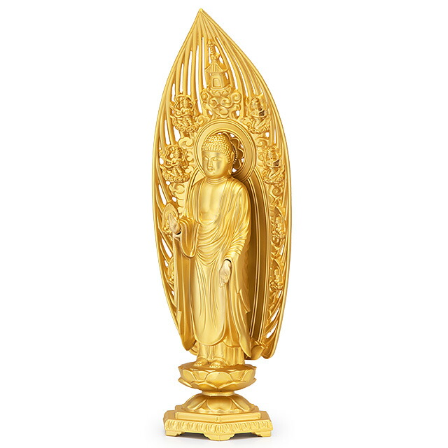 楽天市場】阿弥陀如来(戌・亥年生まれ) 合金製 17.2cm【牧田秀雲作