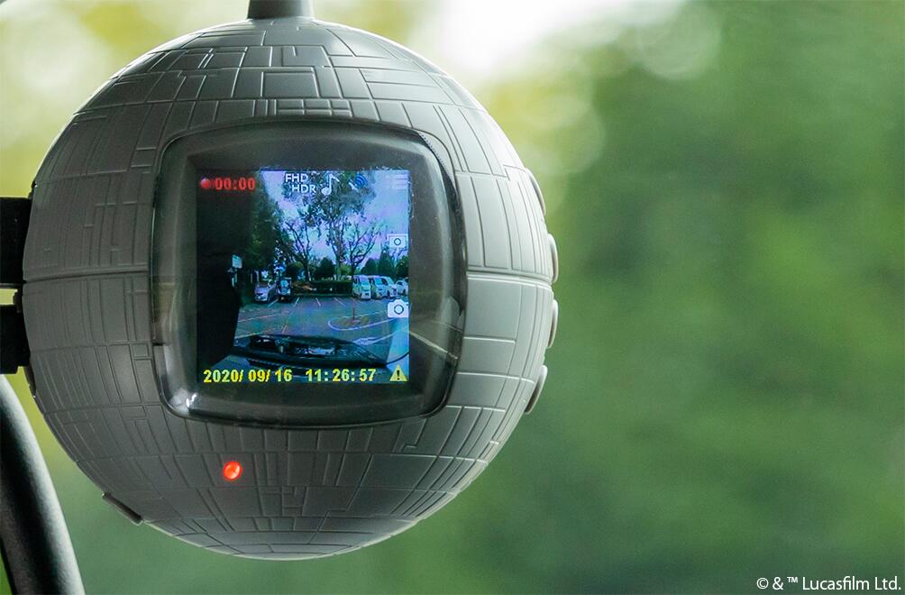 楽天市場】スター・ウォーズ ドライブレコーダー 前後2カメラ SW-MS01
