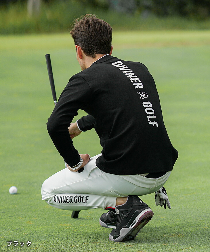 楽天市場】【DIVINER GOLF】 ゴルフウェア メンズ 長袖 モックネック