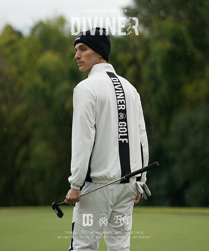 楽天市場】【DIVINER GOLF】 セットアップ メンズ 白 透け防止 ゴルフ