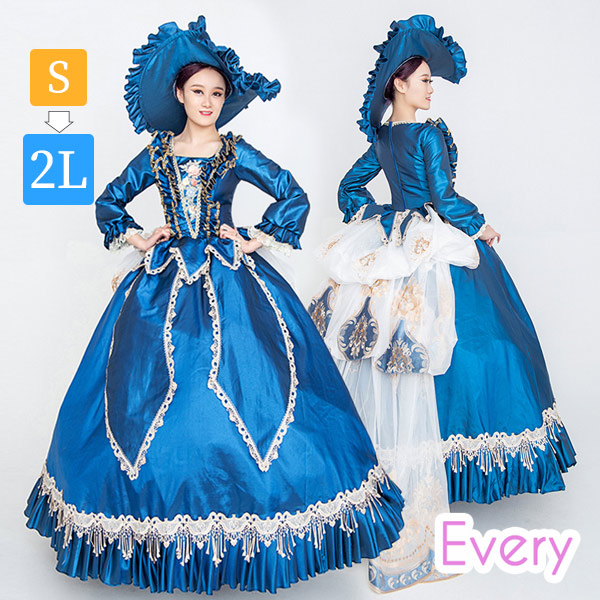 楽天市場】貴婦人 ドレス ロングドレス お姫様ドレス ドレス