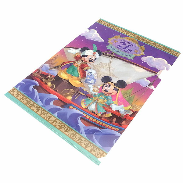 楽天市場】ディズニーシー21周年 ミッキー＆ミニー クリアホルダー