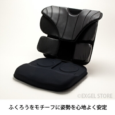 楽天市場】ジェルクッション 腰痛対策 低反発 EXGEL アウル サポート