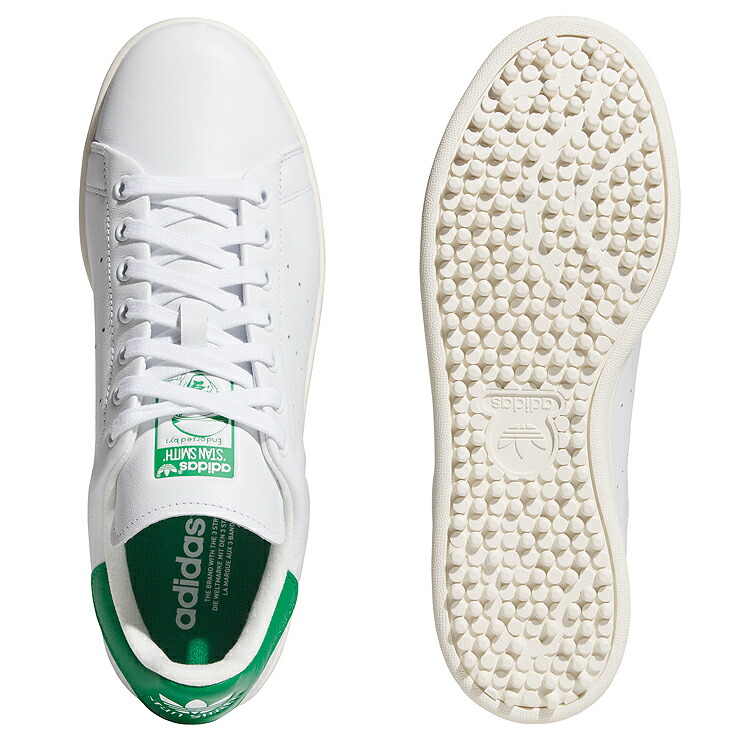 新品2025年アディダスゴルフスタンスミスNNO27スパイクレス紐赤23