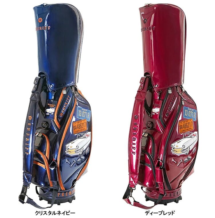 SHERIFF エナメルキャディバック 【シェリフ】【アスリートモデル】【3