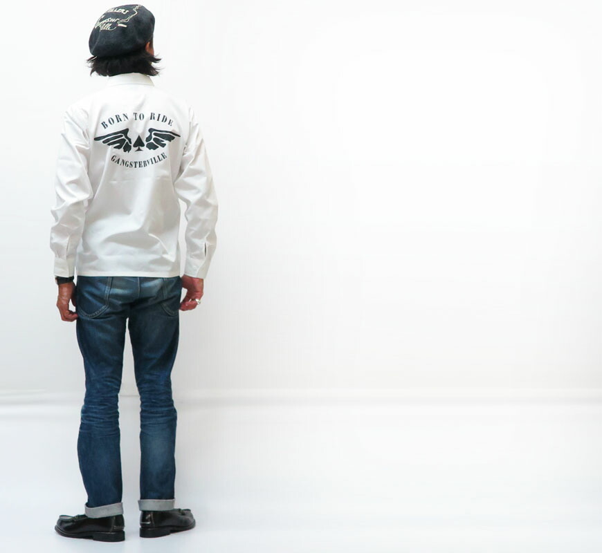 楽天市場】GANGSTERVILLE ギャングスタービル 長袖 ワークシャツ THUG