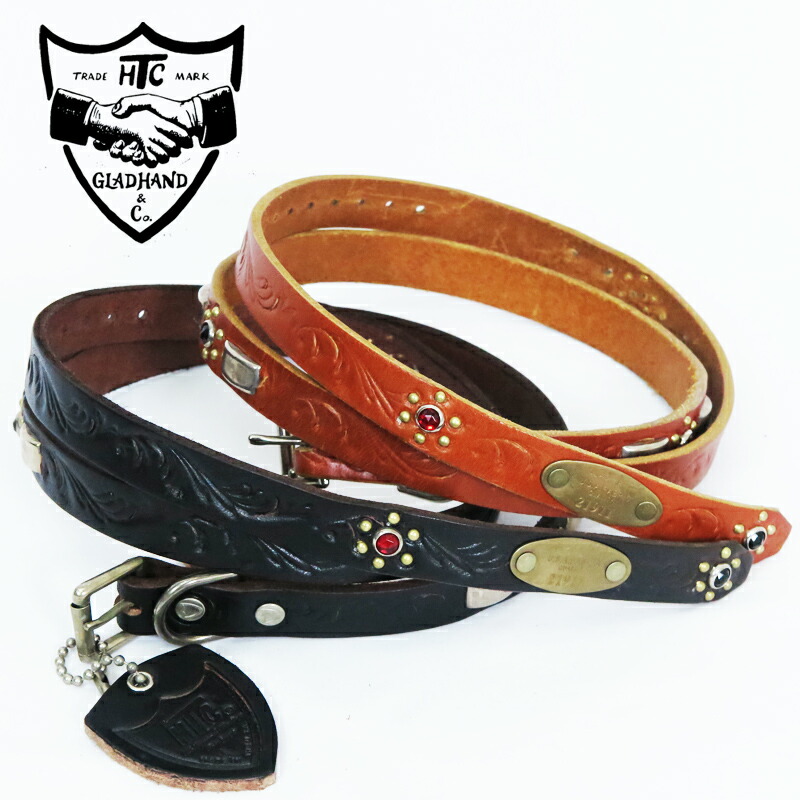 楽天市場】GLAD HAND × HTC ナロースタッズベルト 0.75inch Hollywood