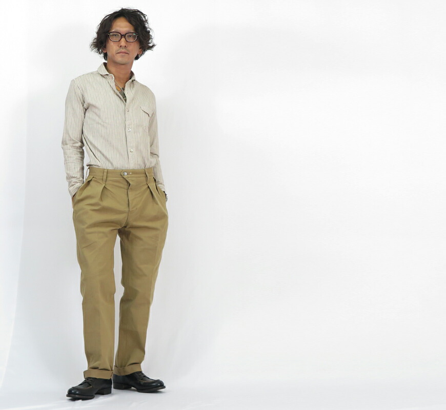 楽天市場】ORGUEIL オルゲイユ フレンチ アーミー チノ トラウザーズ