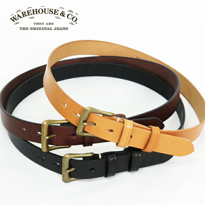 楽天市場】WAREHOUSE ウェアハウス Lot.6041 スリム レザー ベルト