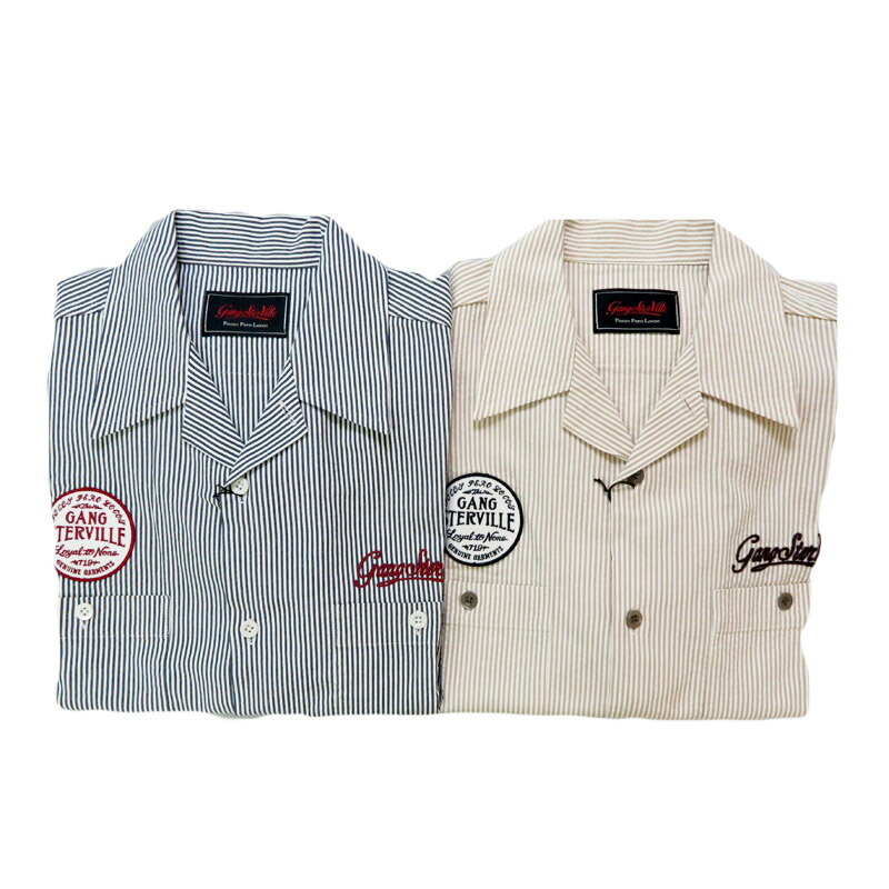 楽天市場】GANGSTERVILLE ギャングスタービル 半袖 ストライプサッカー