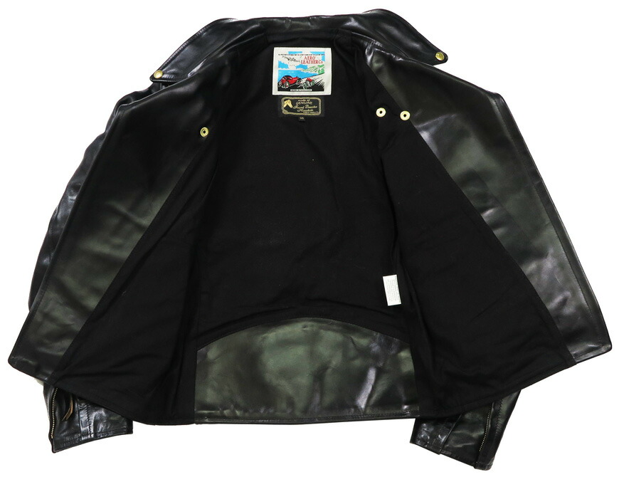 楽天市場】エアロレザー AERO LEATHER ダブルライダースジャケット