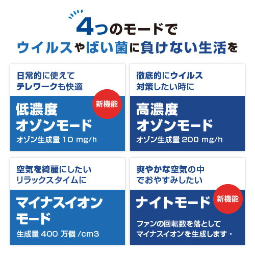 楽天市場】家庭用オゾン発生器 オゾンクルーラー オゾン発生量200mg/hr