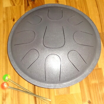 楽天市場】スティール・スリットドラム《Zenko》〜ミニ・ハンドパン