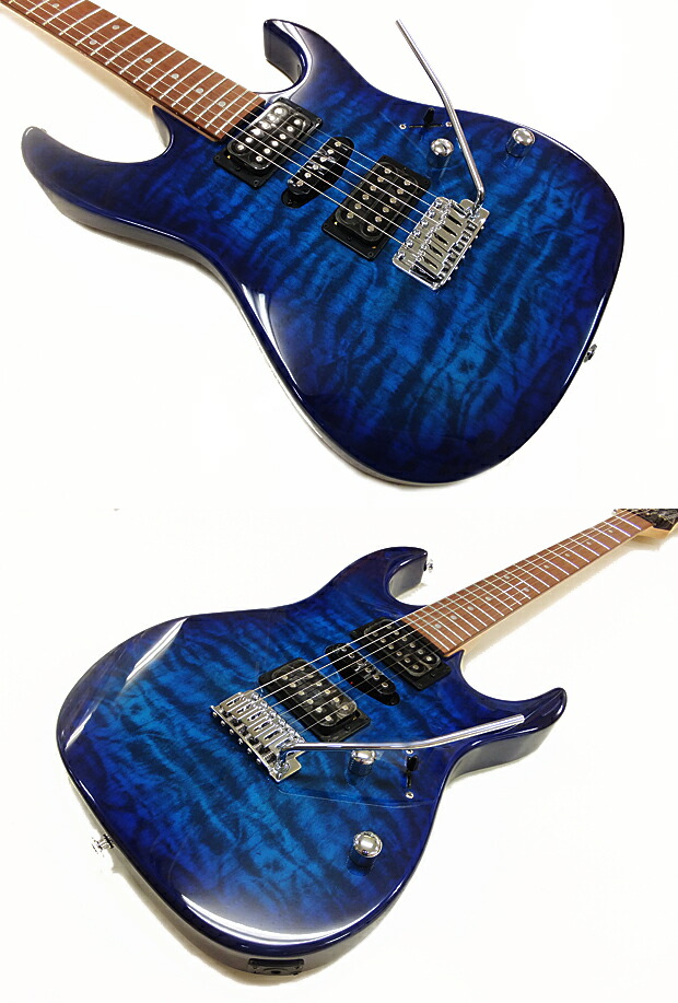 楽天市場】Gio Ibanez アイバニーズ GRX70QA TBB エレキギター初心者