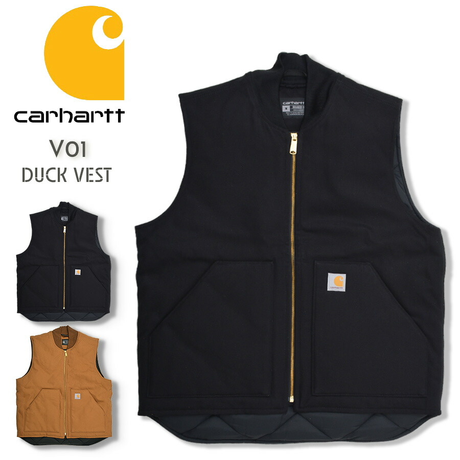 楽天市場】カーハート ベスト Carhartt V01 メンズ ダック ワーク