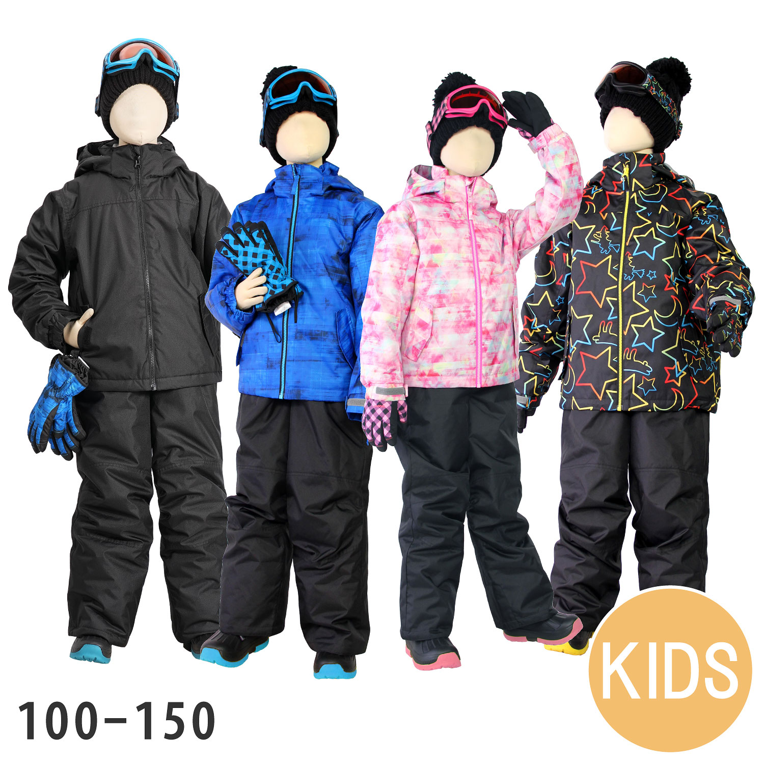 patagonia 子ども用スキー・スノボーウェア 上下セット 3T ネイビー