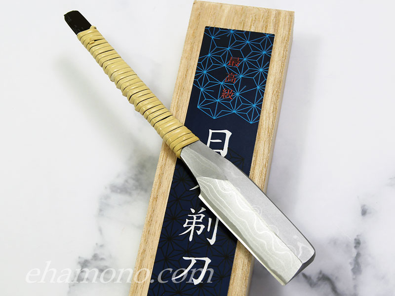 限定 日本剃刀 へんこつ金文字2丁掛け 藤助ゴム柄 純三河白名倉 コマ