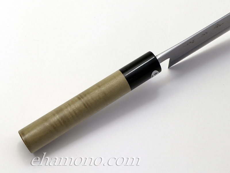 楽天市場】日野浦刃物工房 味方屋作三徳包丁 ステン白二鋼割込 : e