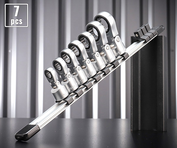 楽天市場】TONE フレックスラチェットめがねソケットセット(ホルダー付