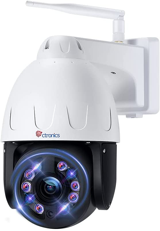 楽天市場】Ctronics 防犯カメラ 屋外 500万画素 5倍光学ズーム 夜間