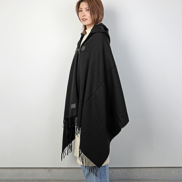 楽天市場】【送料無料】 ポンチョ ストール フード付き レディース