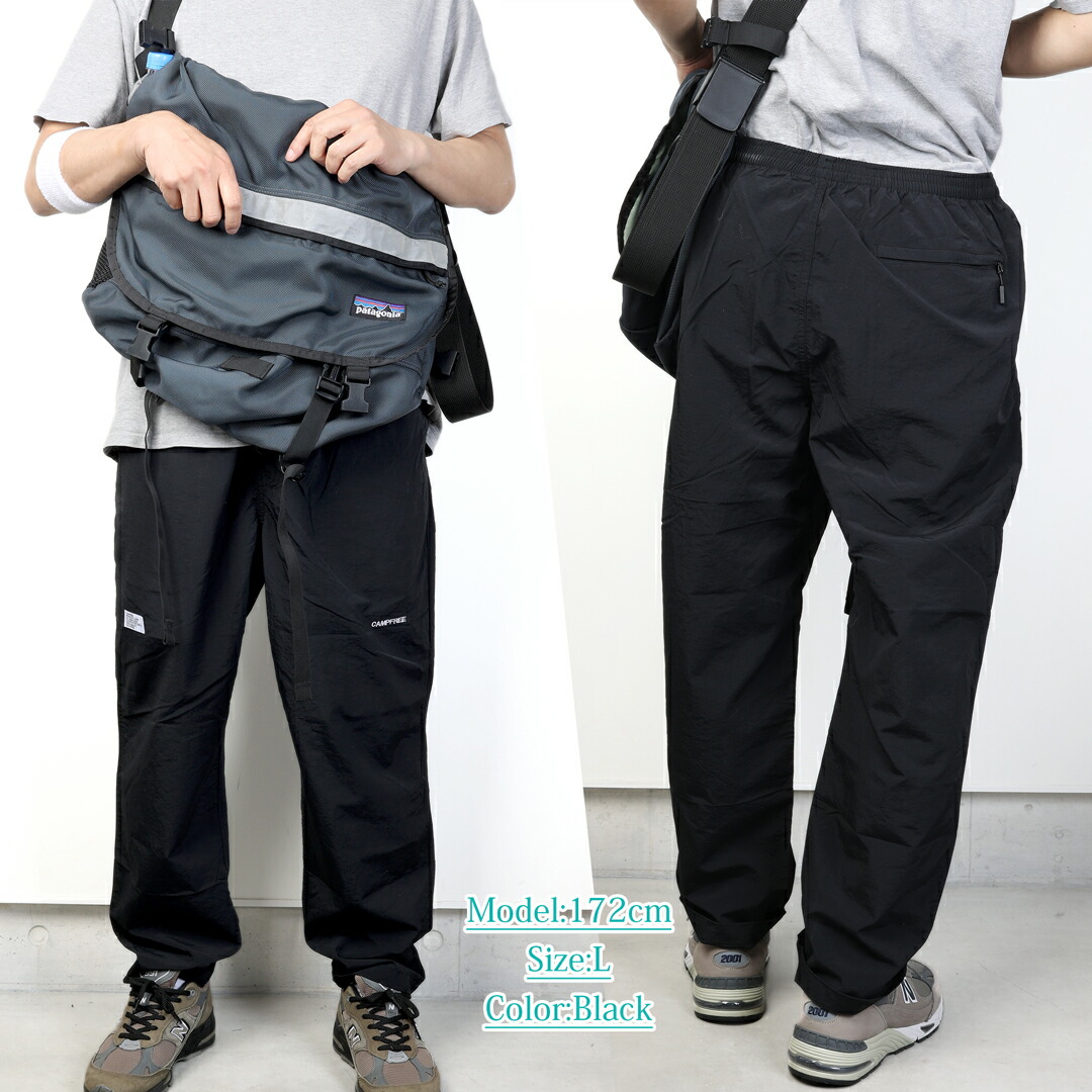 楽天市場】ナイロンパンツ 刺繍 CAMPFREE 【メール便 送料無料