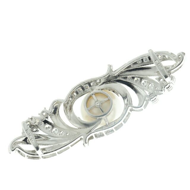 楽天市場】ミキモト MIKIMOTO パール ダイヤ 帯留め 和装小物 K18 WG