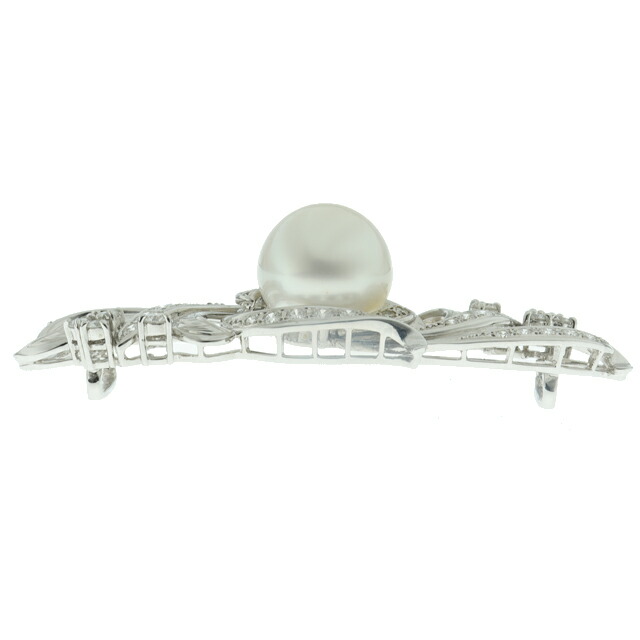 楽天市場】ミキモト MIKIMOTO パール ダイヤ 帯留め 和装小物 K18 WG