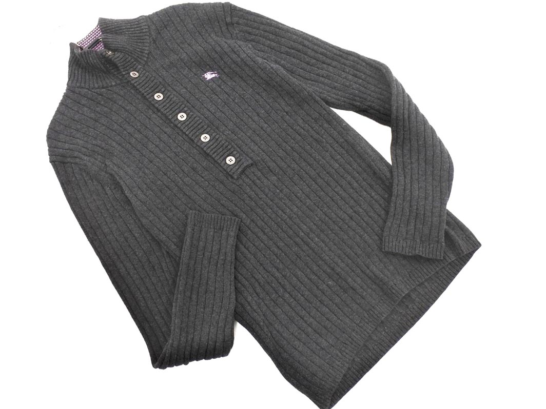 ✨美品✨ バーバリーブラックレーベル ボアドライバーズニットM 2026年