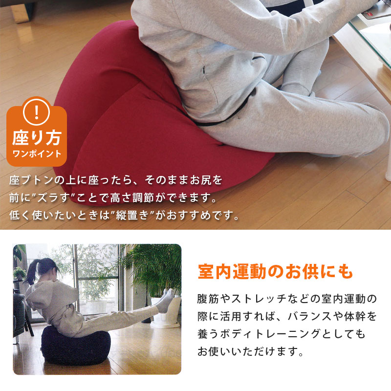 楽天市場】MOGU モグ 「三角フィット座ブトン」 本体 カバー付 正規品