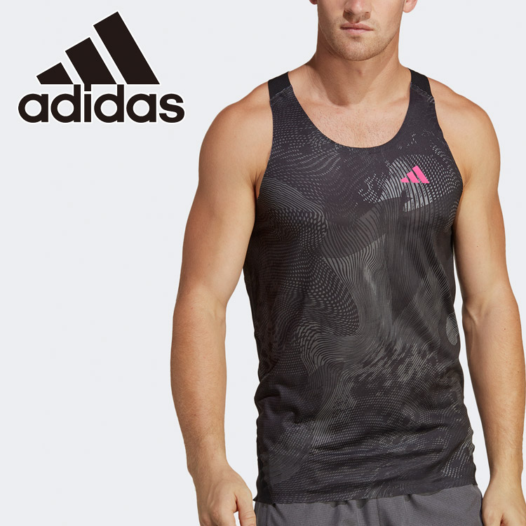 楽天市場】メール便送料無料 アディダス M ADIZERO SINGLET TF564
