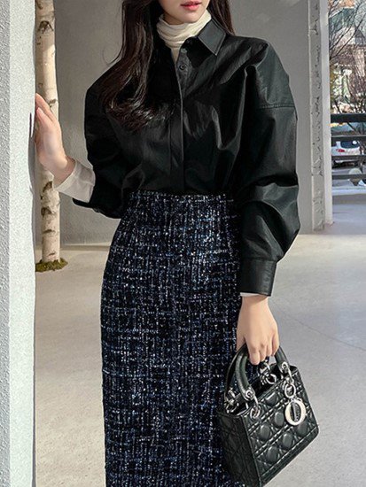 楽天市場】【取寄】ツイードスカート レディース スカート ひざ丈