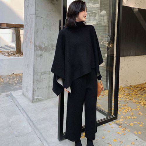 otara】ZUCCa × ムーミン タートルネック ニットポンチョ otara】ZUCCa